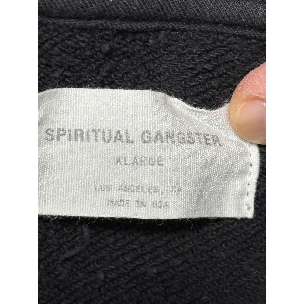 Spiritual Gangster Womens Black Sleeveless Cotton Jumpsuit XL Relaxed Lounge - Picture 3 of 10